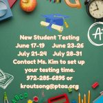 New Student Testing